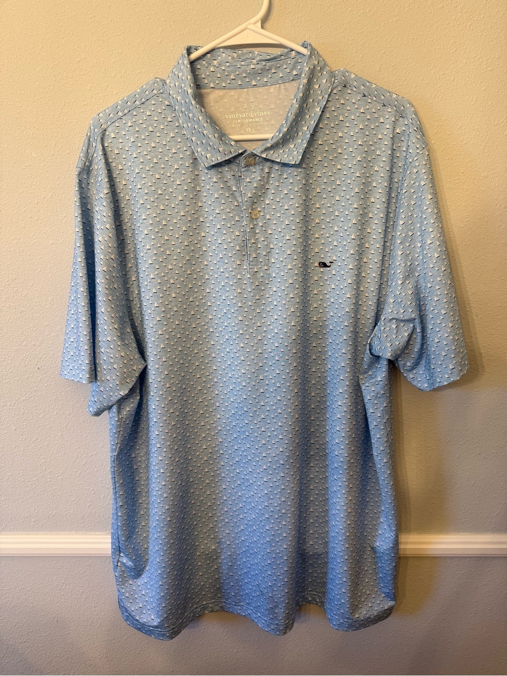 Vineyard Vines Sankaty Sailboat Performance Polo - XL